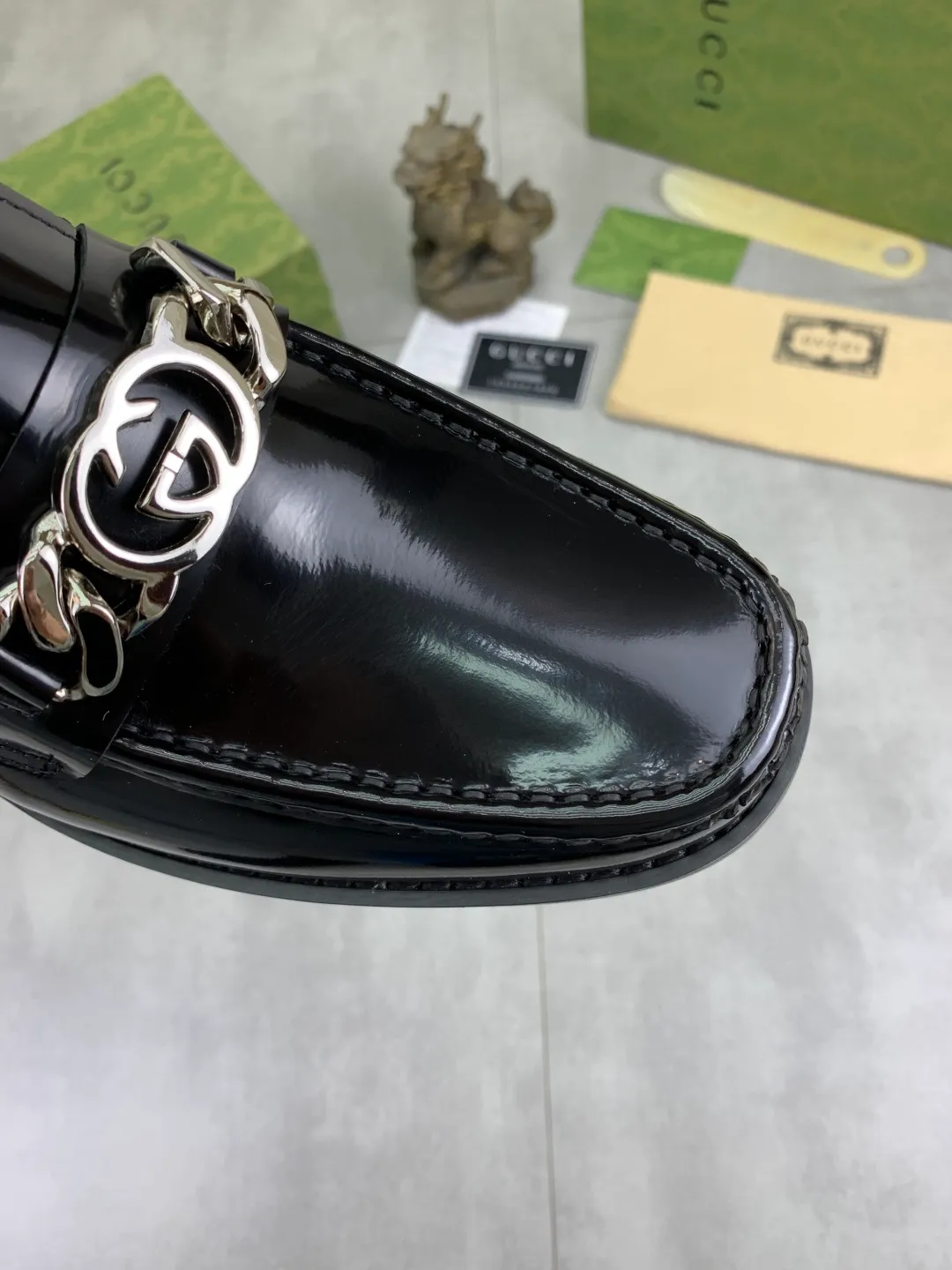 Men's men's shoes 💰P480 [New style] Water-dyed cowhide 💰💎💎💎 [Gucci] GUCCI high-end men's formal business leather shoes, original order 1:1 authentic goods! Original imported high-end open-edge beaded calfskin, original metal buckle, imported first-layer cowhide lining for feet, original outsole, men's shoe size: 38-45, 4️⃣ colors available